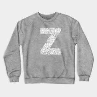 Letter Z Crewneck Sweatshirt